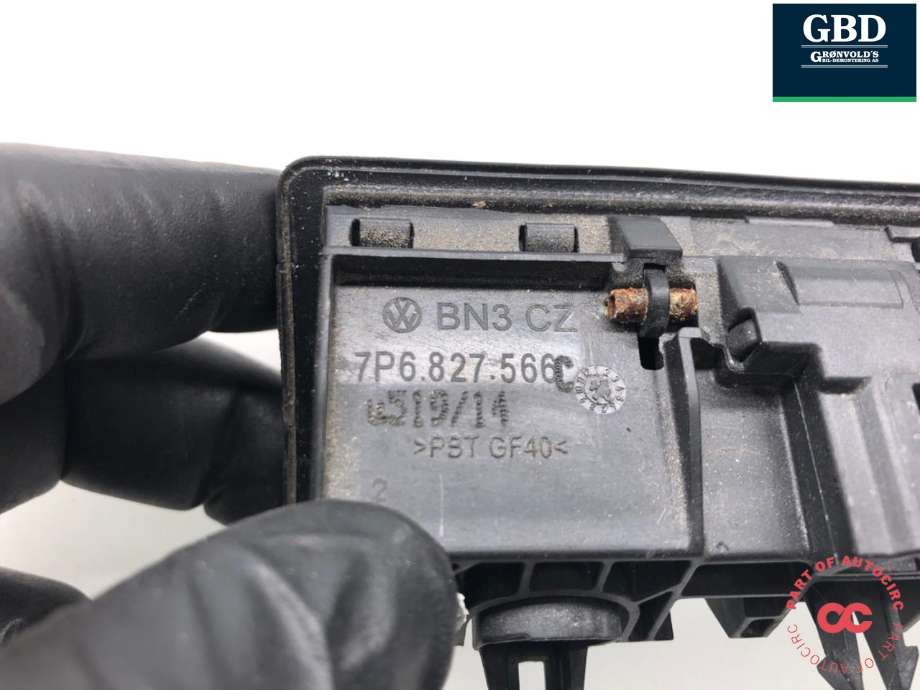 Bakluke/bakdør håndtak til Audi A7 2014-2018 (Type I, Fase 2)  (7P6 827 566 F|7P6 827 566 C|)