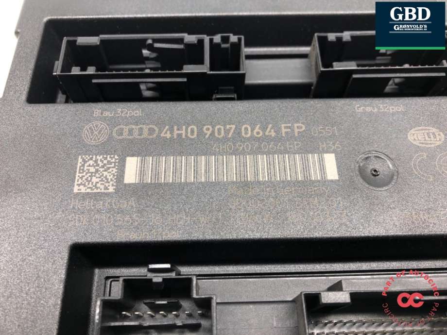 Styreenhet comfort (BCM) til Audi A7 2014-2018 (Type I, Fase 2)  (4H0 907 064 GB|4H0 907 064 FP|)