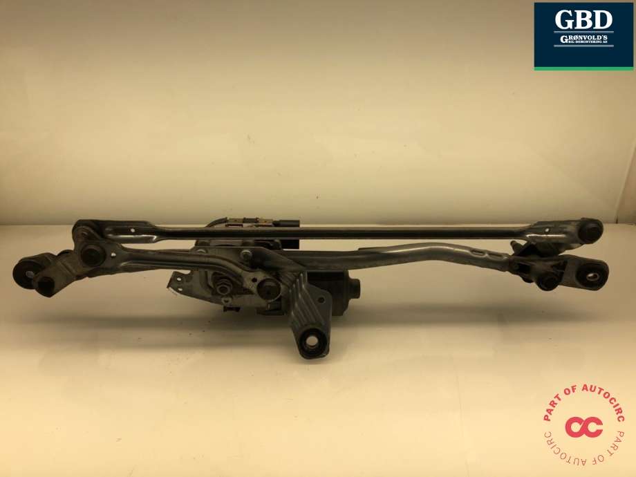 Viskermotor frontrute komplett m/overføring til Audi A7 2014-2018 (Type I, Fase 2) (4G1 955 023 C|4G1 955 023 A|)