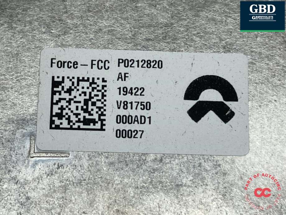 Styreenhet diverse til NIO ET7 2022-->> (P0212820 AF|P0212820|)