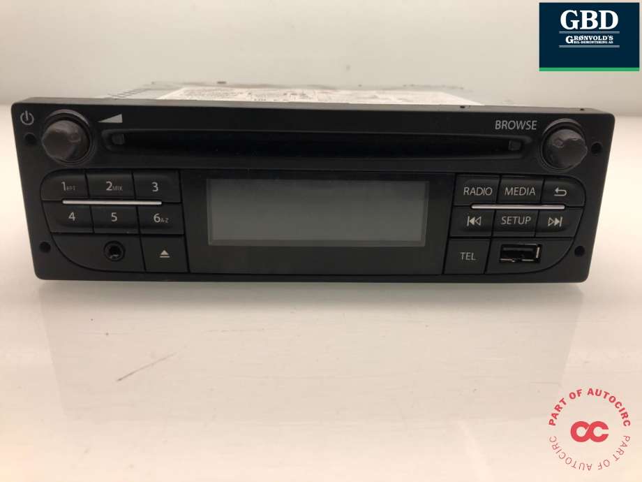 Bilstereo til Renault Master, 2014-->> (Type III, Fase 2)  (28 11 511 16R)