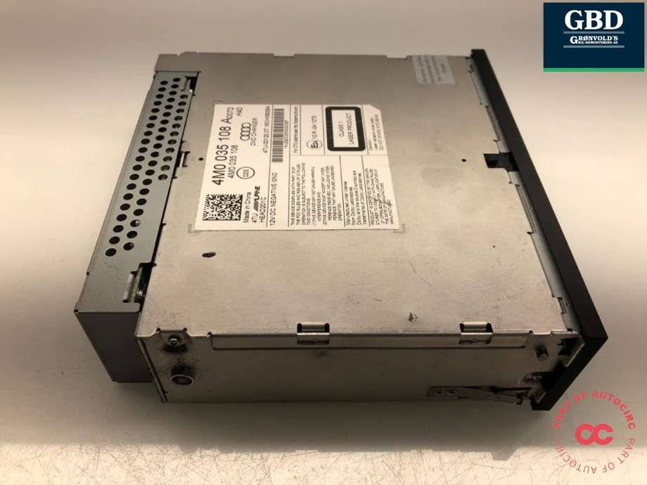 Bilstereo DVD-plate til Audi A7 2014-2018 (Type I, Fase 2)  (4M0 035 108 B|4M0 035 108 A|)