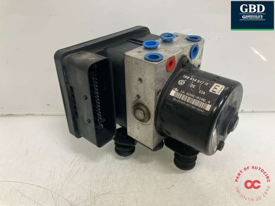 ABS sentral til VW Touran 2003-2006 (Type I, Fase 1)  (1K0 614 517 H  BEF|1K0 907 379 K|)