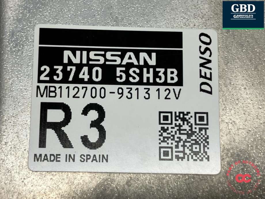 Styreenhet motor til Nissan Leaf 2018-->> (Type II) (237405SH3B|237405SH3A|)