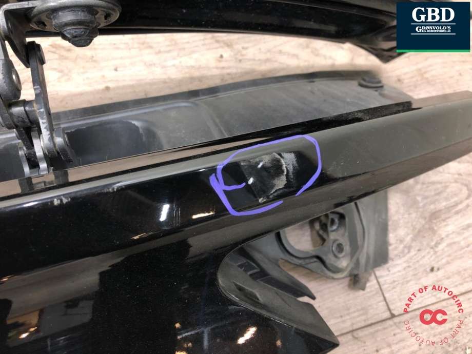 Spoiler bakluke til Audi A7 2014-2018 (Type I, Fase 2) (4G8 827 934 B|)