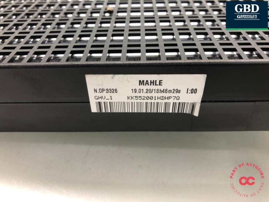 Varmeapparat PTC-heater til Renault Zoe 2019-->> (Fase 2)  (271437720R|)
