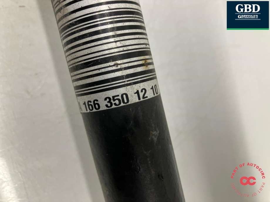 Drivaksel høyre bak, diesel/automat til Mercedes ML 2011-2015 (Fase 1) (W166) (W166) (A 166 350 10 00|A 166 350 12 10|)