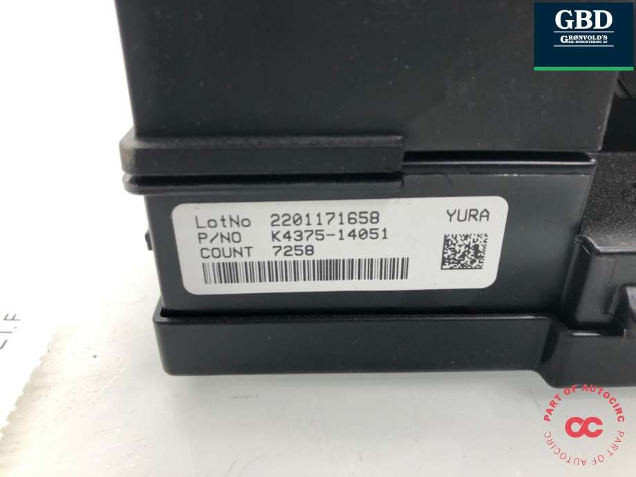 Styreenhet batteri til Hyundai Kona 2017-2021 (Type I, Fase 1)  (K4375-14051|)