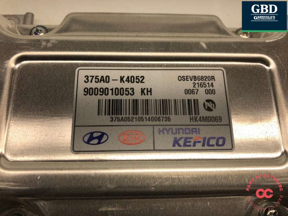 Styreenhet batteri elbil (BMS - Battery Management System) til Hyundai Kona 2017-2021 (Type I, Fase 1)  (375A0-K4052|)