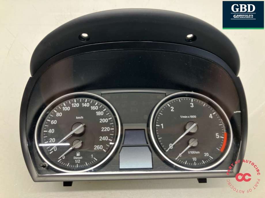 Instrumentpanel til BMW 3-Serie, 2005-2011 (E90/E91/E92/E93) (E90/E91/E92/E93) (62 10 9 316 127)