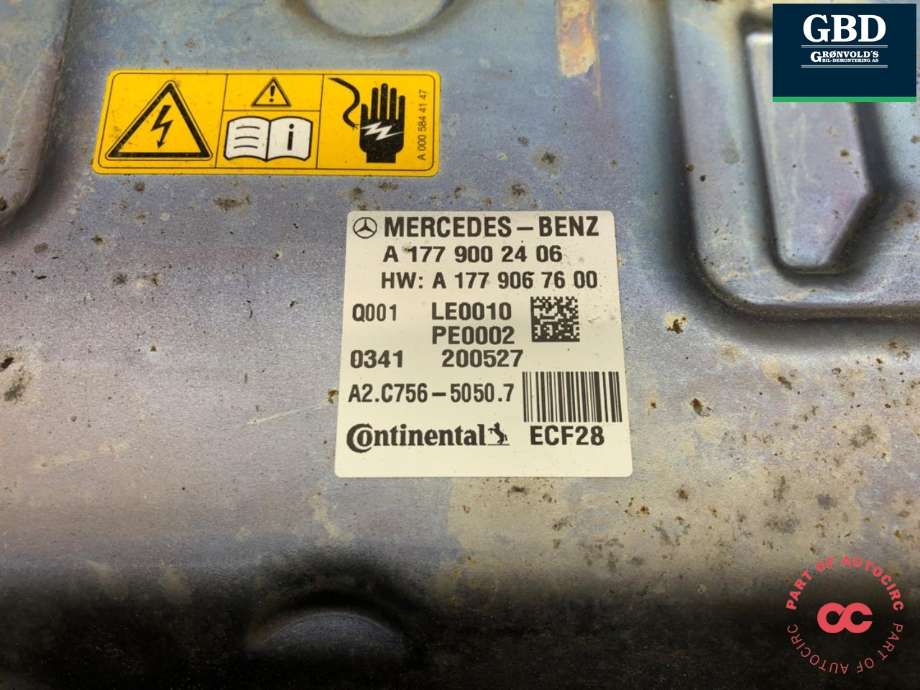 Inverter hybrid til Mercedes A-Klasse 2018-->> (W177) (W177) (A 177 900 31 06|A 177 900 24 06|)
