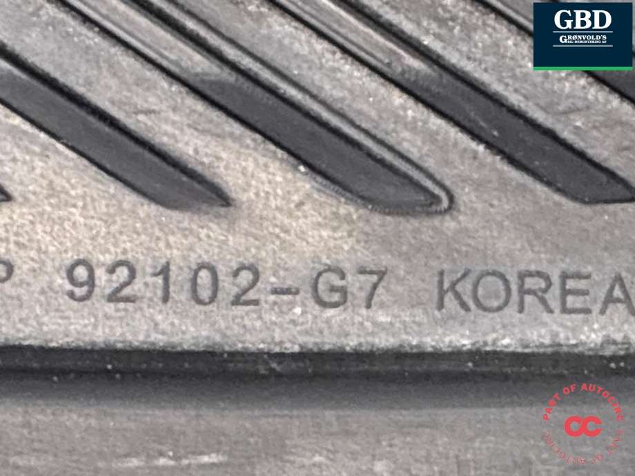 Frontlykt høyre full-LED til Hyundai Ioniq Electric 2016-2019 (Fase 1) (92102G 7000WPR|92102-G7|)