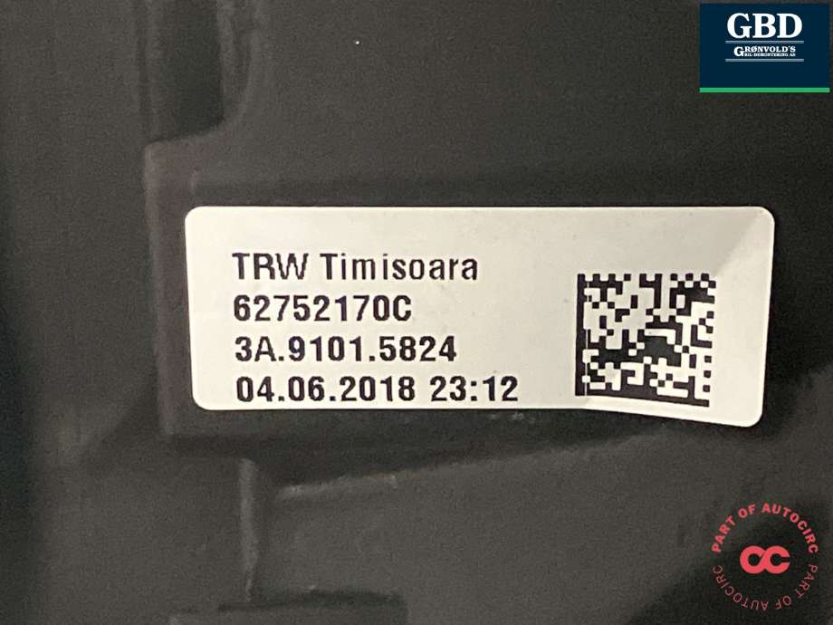 Ratt til VW T-Roc 2017-->>  (5TA 419 091 AG|5TA 419 091 AG E74|62752170C)