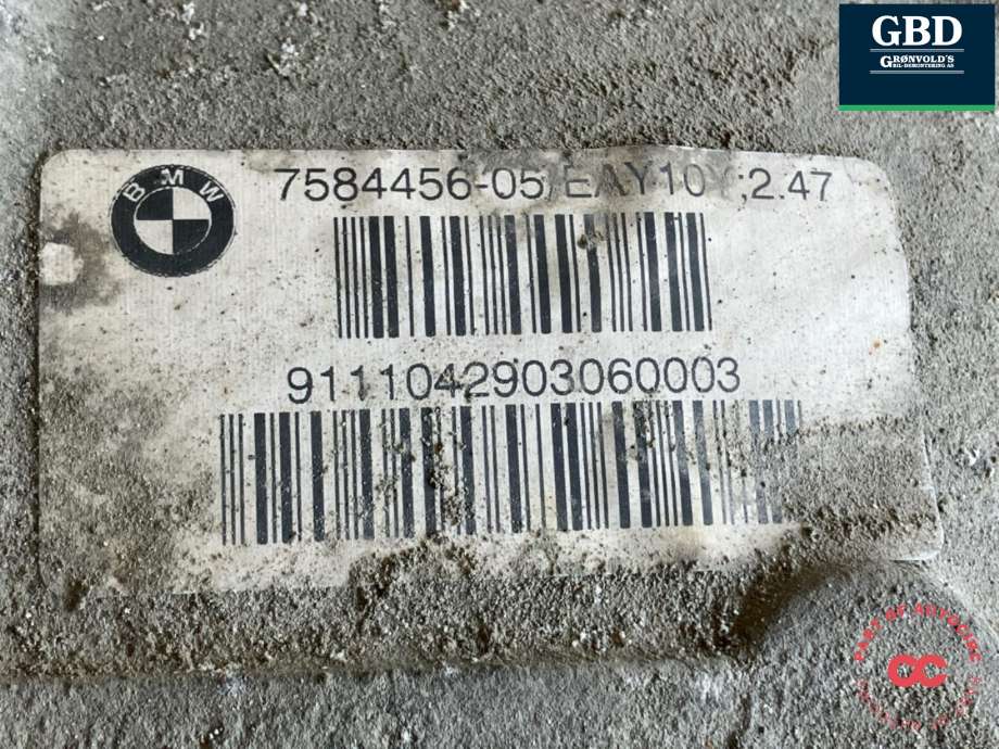 Kardang klokke bak til BMW 5-Serie 2010-2017 (F10/F11) (F10/F11) (33 10 7 584 457|7584456-05|)