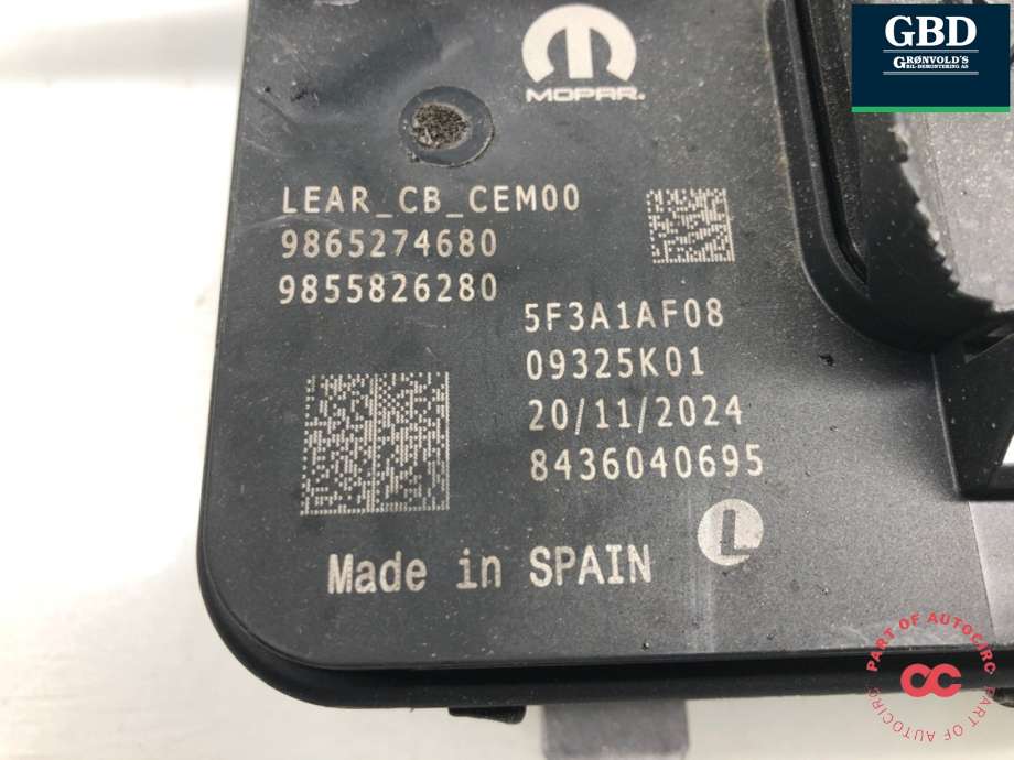 Styreenhet batteri til Peugeot e-3008 2023-->>  (98 652 746 80|)
