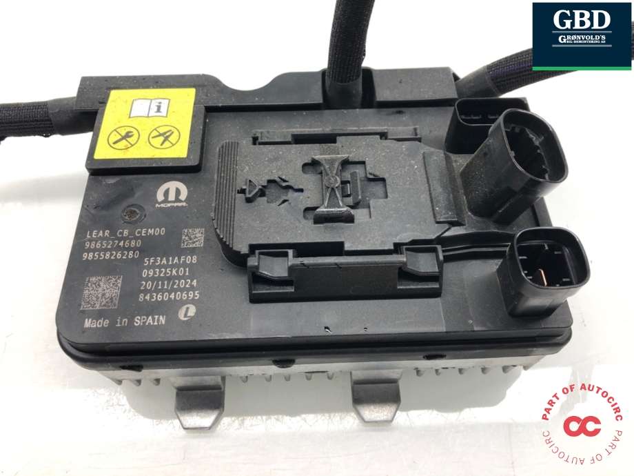 Styreenhet batteri til Peugeot e-3008 2023-->>  (98 652 746 80|)