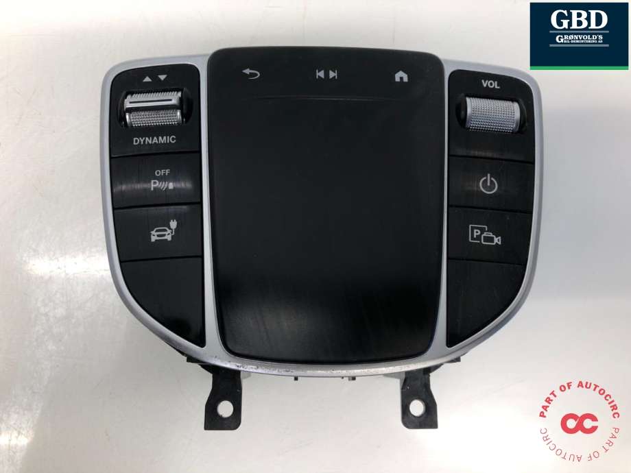 Bilstereo navigasjon betjeningspanel til Mercedes EQC 2019-->> (A 253 900 00 08|A 253 900 24 07|)