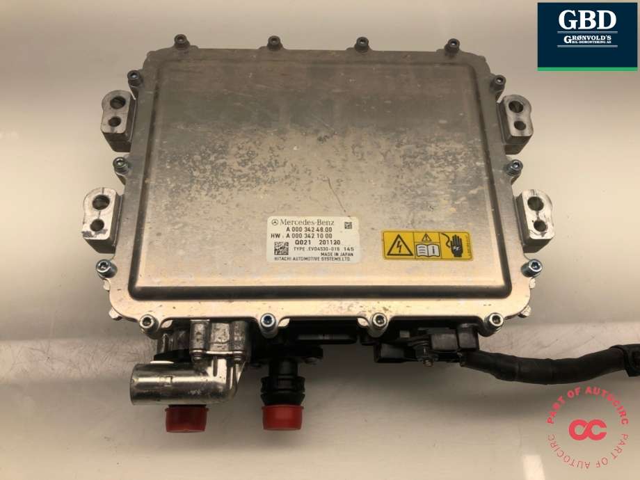 DCDC converter elbil til Mercedes EQC, 2019-->>  (A 000 342 48 00)