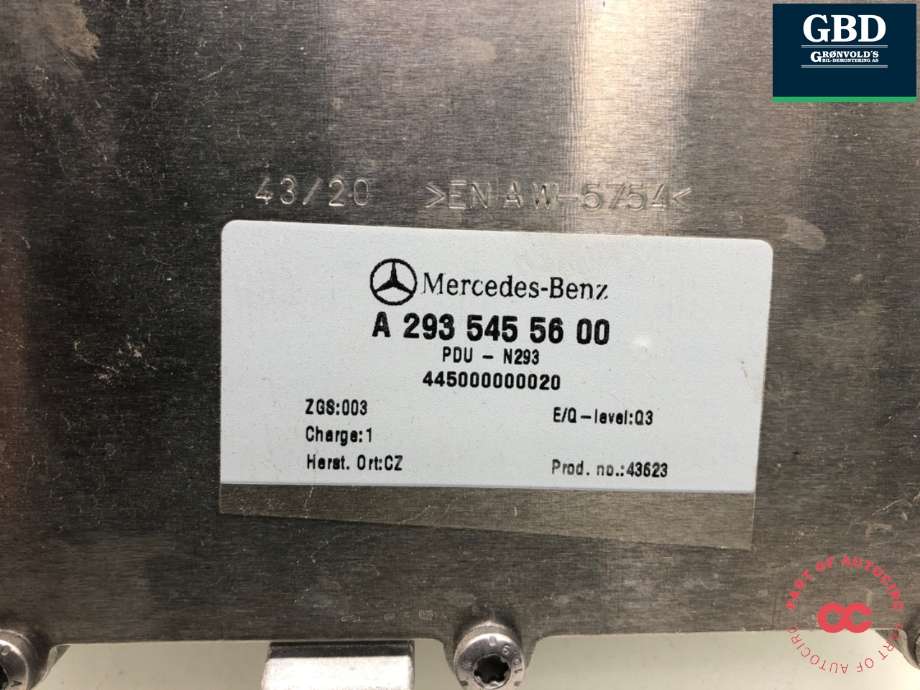 Koblingsboks elbil (HVJB) til Mercedes EQC 2019-->> (A 293 545 76 00|)