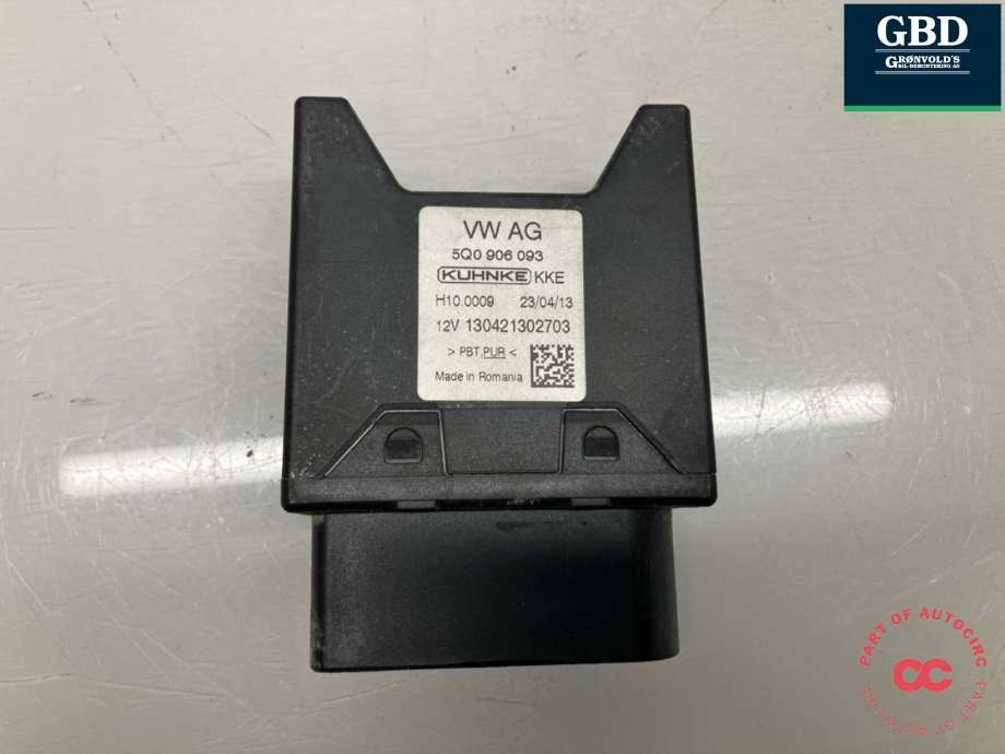Styreenhet drivstoffpumpe til VW Golf VII 2012-2017 (Fase 1) (5Q0 906 093 B|5Q0 906 093 A|5Q0 906 093)