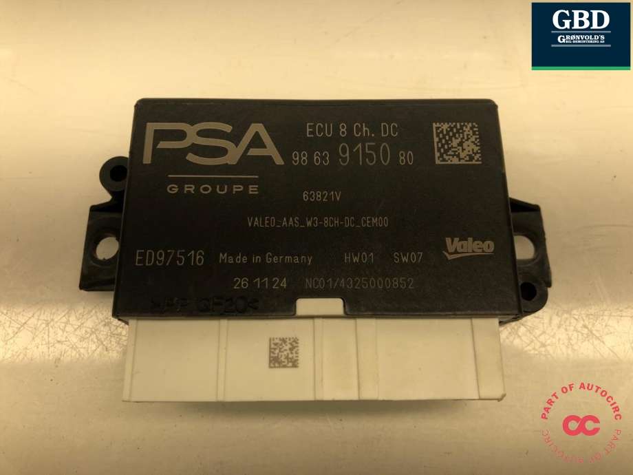 Styreenhet parkering til Peugeot e-3008 2023-->> (98 639 150 80|)