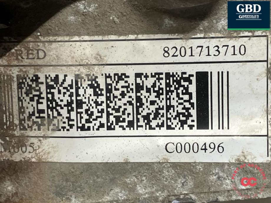 Girkasse elbil til Renault Zoe 2013-2019 (Fase 1)  (290K43769R|290K49235R|)