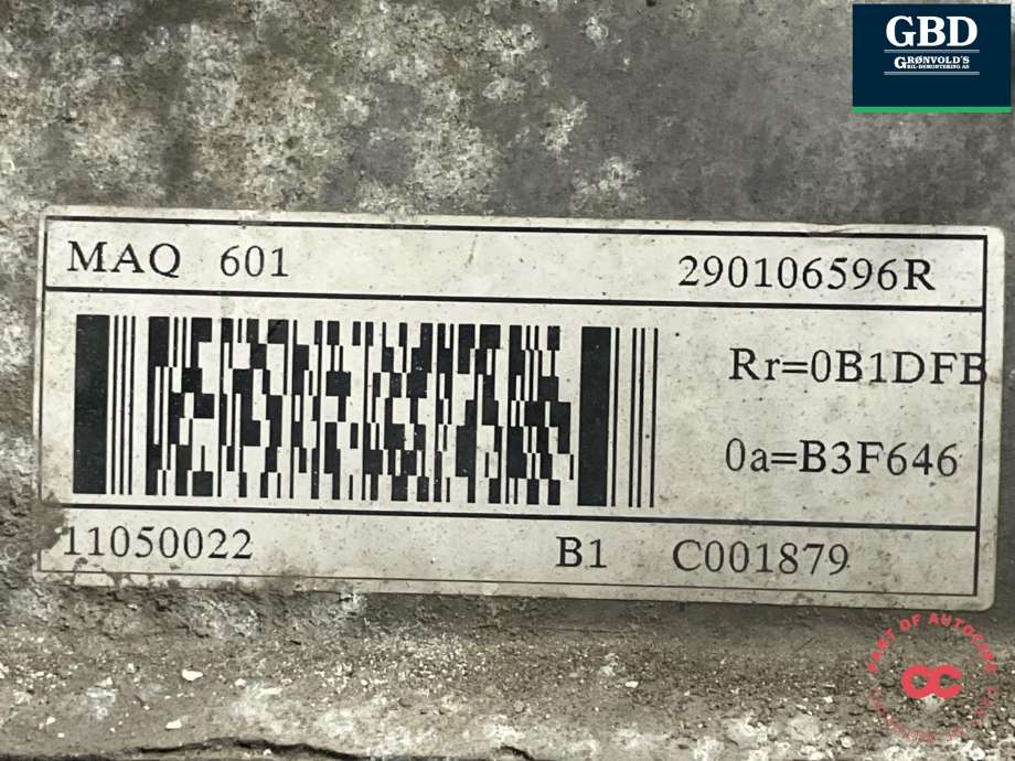 Motor elbil foran til Renault Zoe 2013-2019 (Fase 1)  (290103231R|5AQ-60|290106596R)
