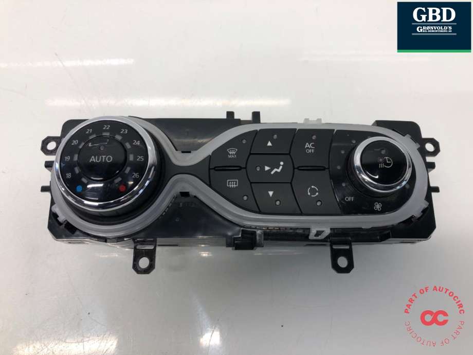 Varmeapparat betjening til Renault Zoe 2013-2019 (Fase 1)  (275107386R|275100906R|)