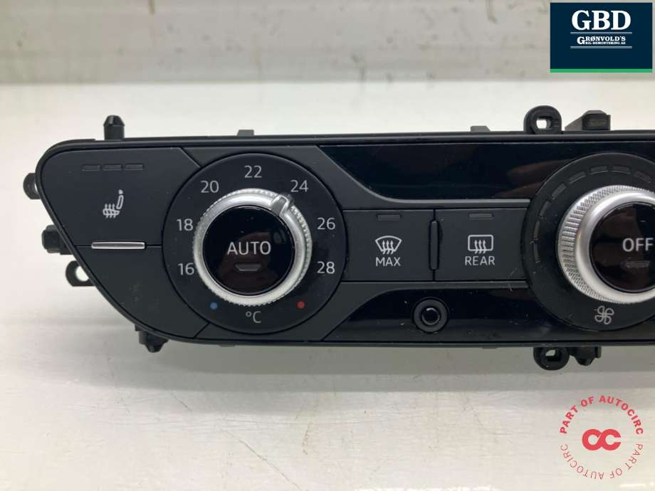 Varmeapparat betjening til Audi A4 2015-2019 (Type V, Fase 1) (B9) (B9) (8W0 820 043 BG 5PR|8W0 820 043 Q  5PR|)