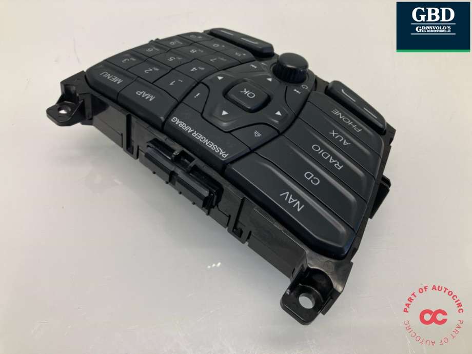Bilstereo betjeningspanel til Ford Transit Custom 2013-2023 (Type I)  (2173930|BK2T-18D815-HG|BK2T-18K811-CC)