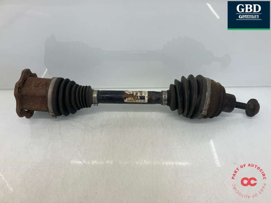 Drivaksel venstre foran, diesel/manuell til Audi A4 2007-2014 (Type IV) (B8) (B8) (8K0 407 271 AJ|8K0 407 451 LX|)