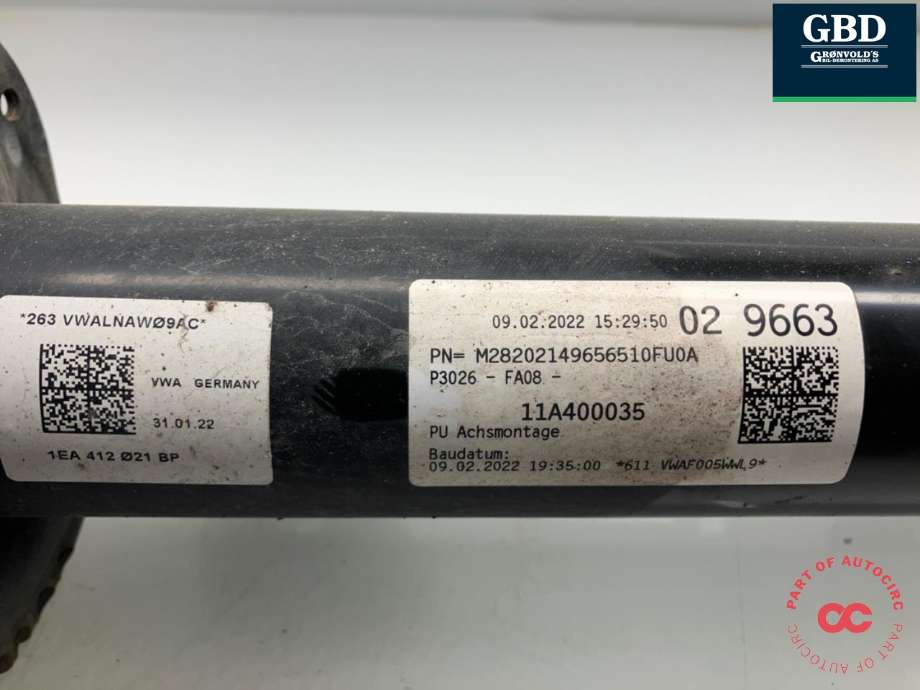 Fjærbein høyre foran til VW ID.4 2020-->>  (1EA 413 023 BD|1EA 413 023 AF|)