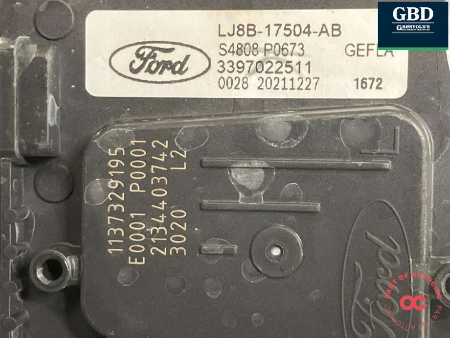 Viskermotor frontrute til Ford Mustang Mach-e 2020-->> (2539002|LJ8B-17504-AB|)