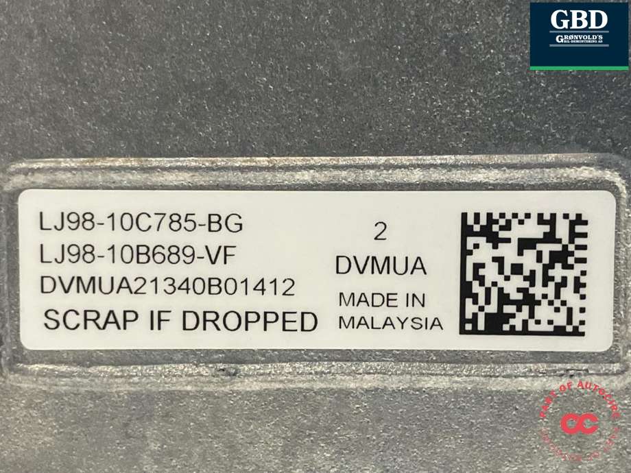 Batterilader (OBC - On Board Charger) til Ford Mustang Mach-e 2020-->>  (2704669|LJ98-10C785-WE|LJ98-10C785-BG| LJ98-10B689-VF)