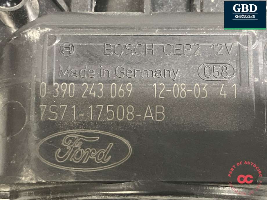 Viskermotor frontrute til Ford Mondeo 2011-2014 (Type IV, Fase 2) (BOSCH|1694757|7S71-17508-AB|0 390 243 069)
