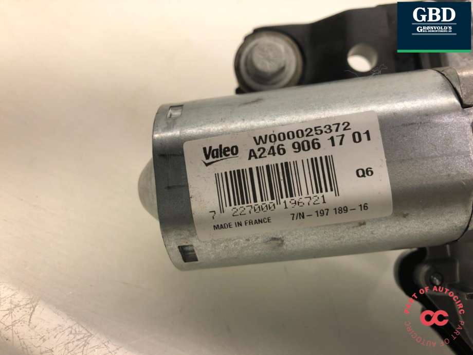 Viskermotor bakrute til Mercedes B-Klasse, electric drive 2014-2018 (W242) (W242) (A 246 906 17 01|)