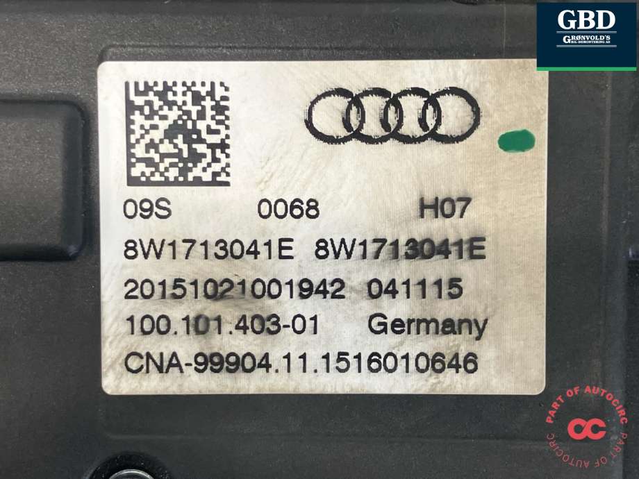 Girstang/girvelger automat til Audi A4 2015-2019 (Type V, Fase 1) (B9) (B9) (8W1 713 041 Q|8W1 713 041 E|)