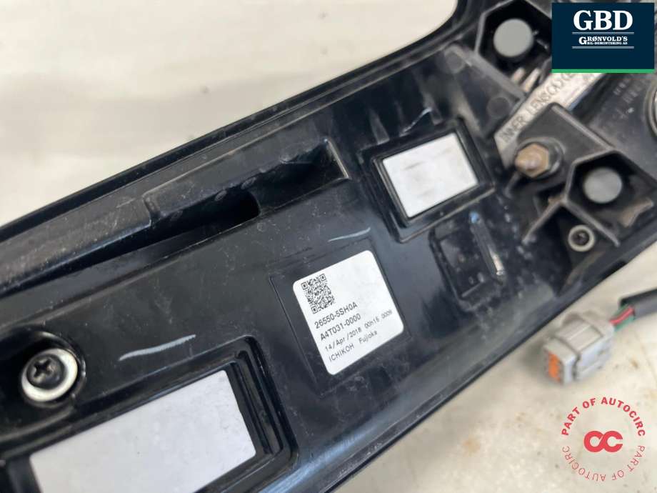 Baklykt høyre til Nissan Leaf 2018-->> (Type II) (265505SH1A|265505SH0A|)