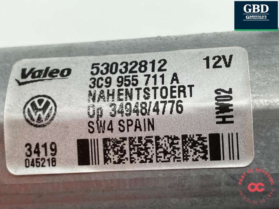 Viskermotor bakrute til VW Passat 2005-2010 (B6) (B6) (1K6 955 711 C|3C9 955 711 A|)