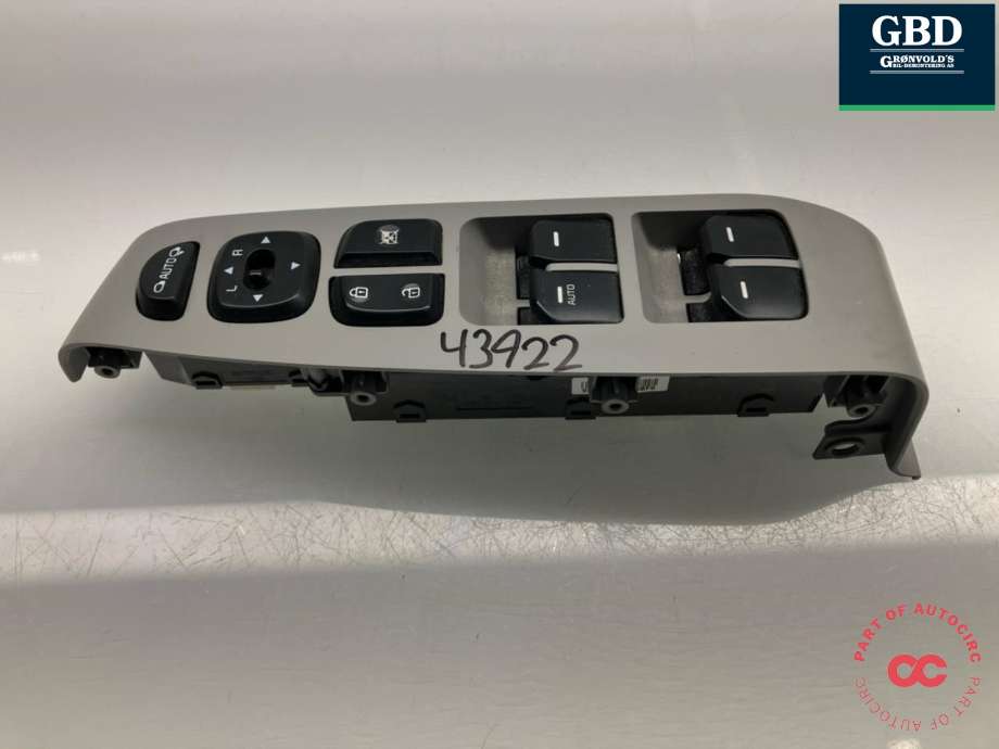 Bryter ruteheis førerdørspanel til Kia Soul 2014-2019 (Type II)  (93570B 2050BF6|)