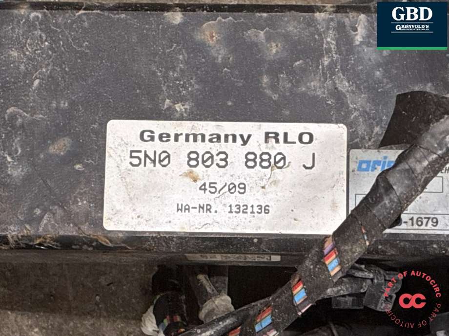 Hengerfeste til VW Tiguan 2007-2011 (Type I, Fase 1)  (5N0 092 161 A|)