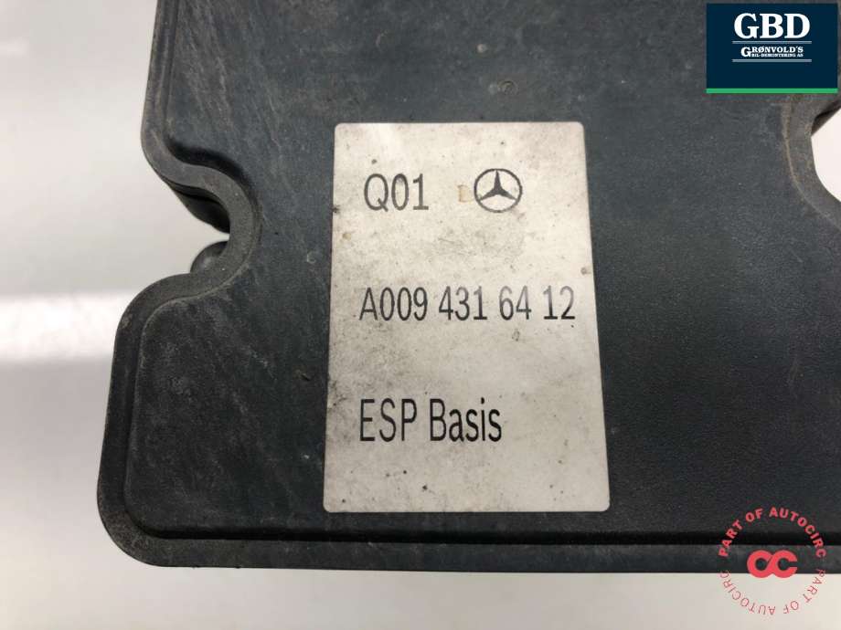 ABS sentral til Mercedes B-Klasse 2011-2018 (W246) (W246) (A 009 431 65 12|A 009 431 22 12|)