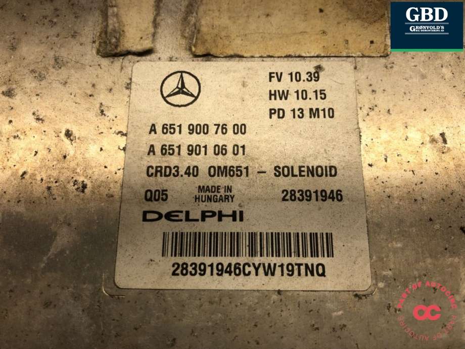 Styreenhet motor til Mercedes B-Klasse 2011-2018 (W246) (W246) (A 651 900 94 02|A 651 900 76 00|)