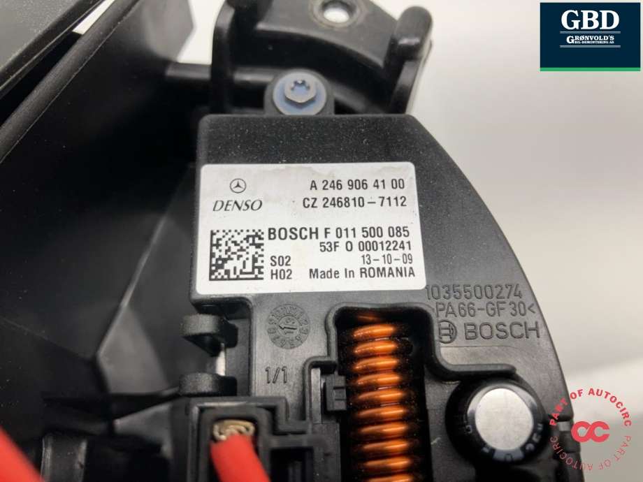 Varmeapparat motor til Mercedes B-Klasse 2011-2018 (W246) (W246) (A 246 906 16 01|A 246 906 42 00|)