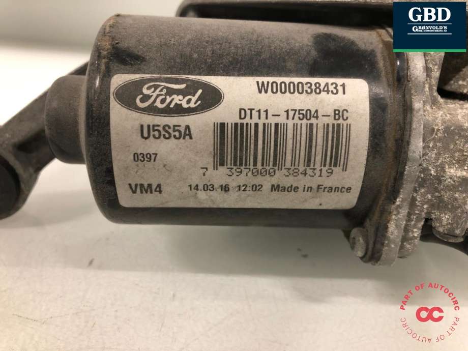 Viskermotor foran høyre til Ford Transit Connect 2013-2018 Type II, Fase 1  (2080411|DT11-17504-BD|)