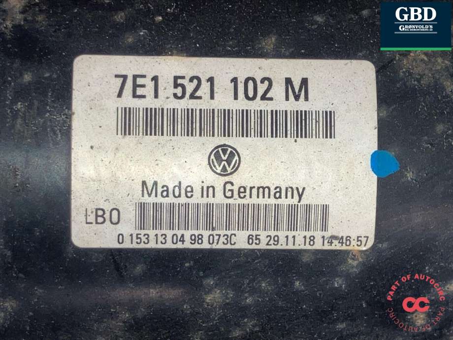 Mellomaksel til VW Transporter / Caravelle 2019-->> (T6.1) (T6.1) (7E1 521 102 M|7H0 521 101|)