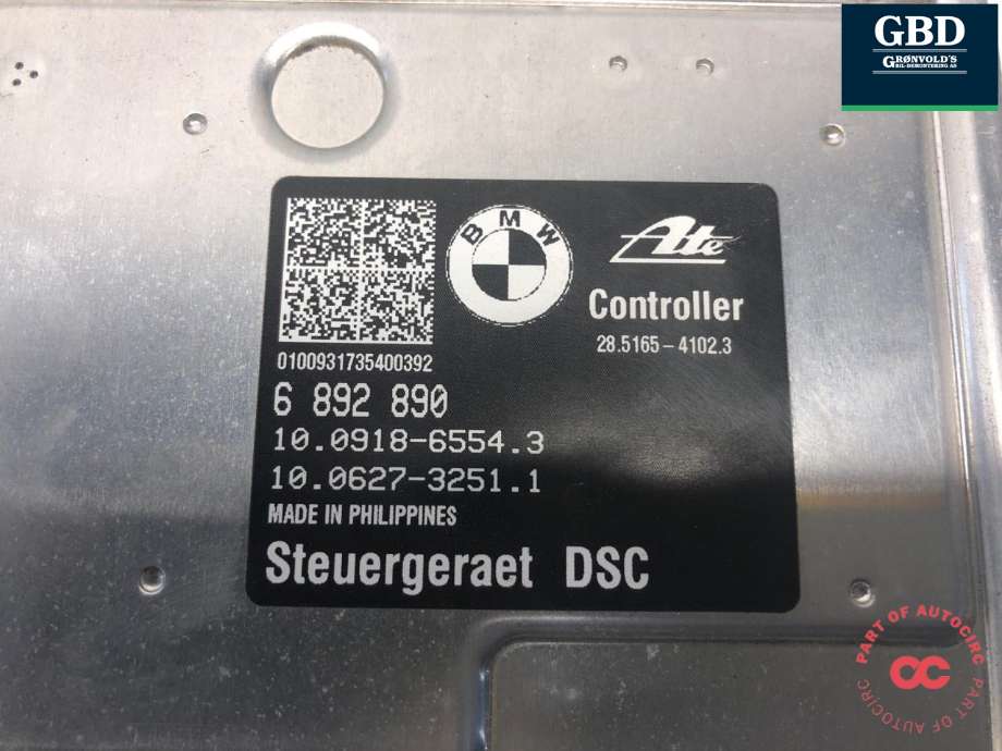 ABS sentral til BMW 2-Serie, Active/Gran Tourer 2014-->> (F45/F46) (F45/F46) (34 51 5 A37 4B9|34 51 7 916 194|)
