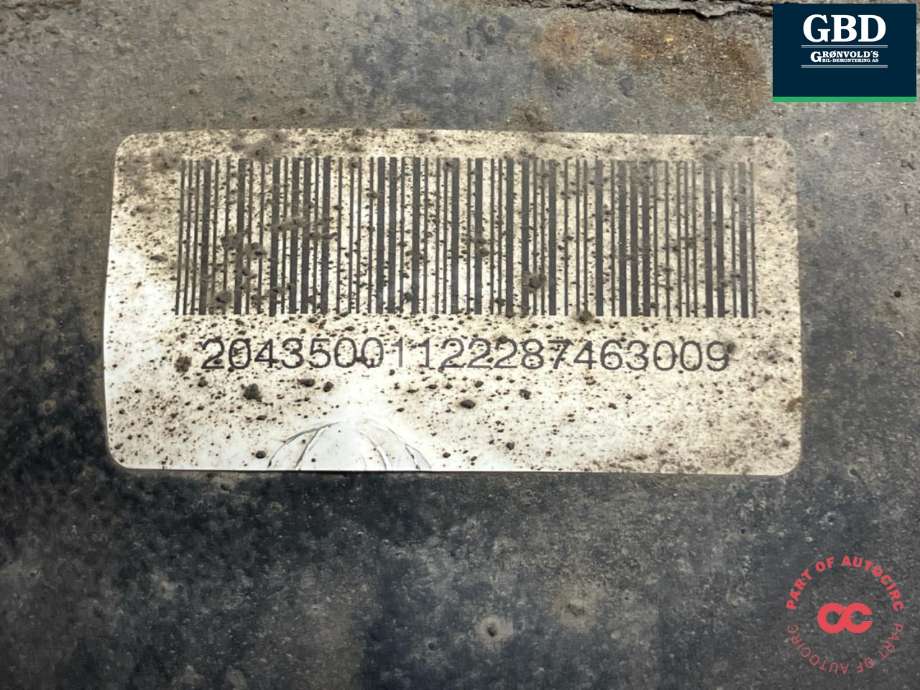 Kardang klokke bak til Mercedes GLK 2008-2015 (X204) (X204) (A 204 350 08 14|A 204 350 08 14 80|)