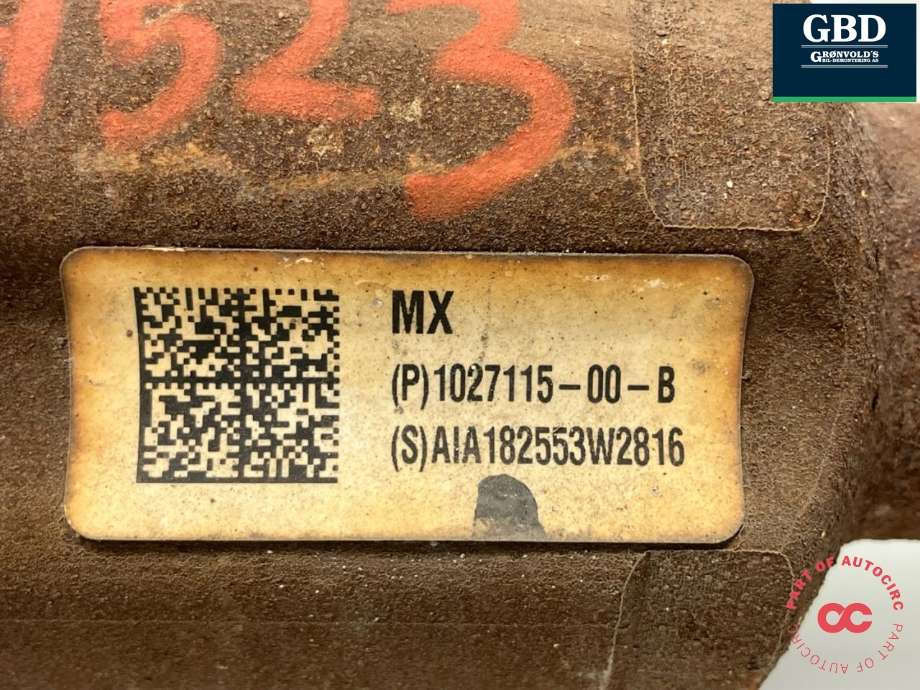 Drivaksel høyre foran, elbil til Tesla Model X 2016-->> (1027115-00-B|1027115-00-A|1027115-00-D)