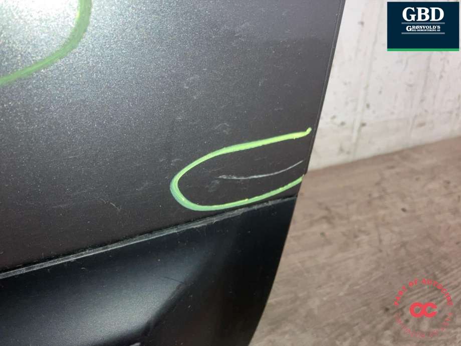 Dør høyre bak til Nissan Qashqai 2010-2014 (Type I, Fase 2)  (H2100JD0MC|)